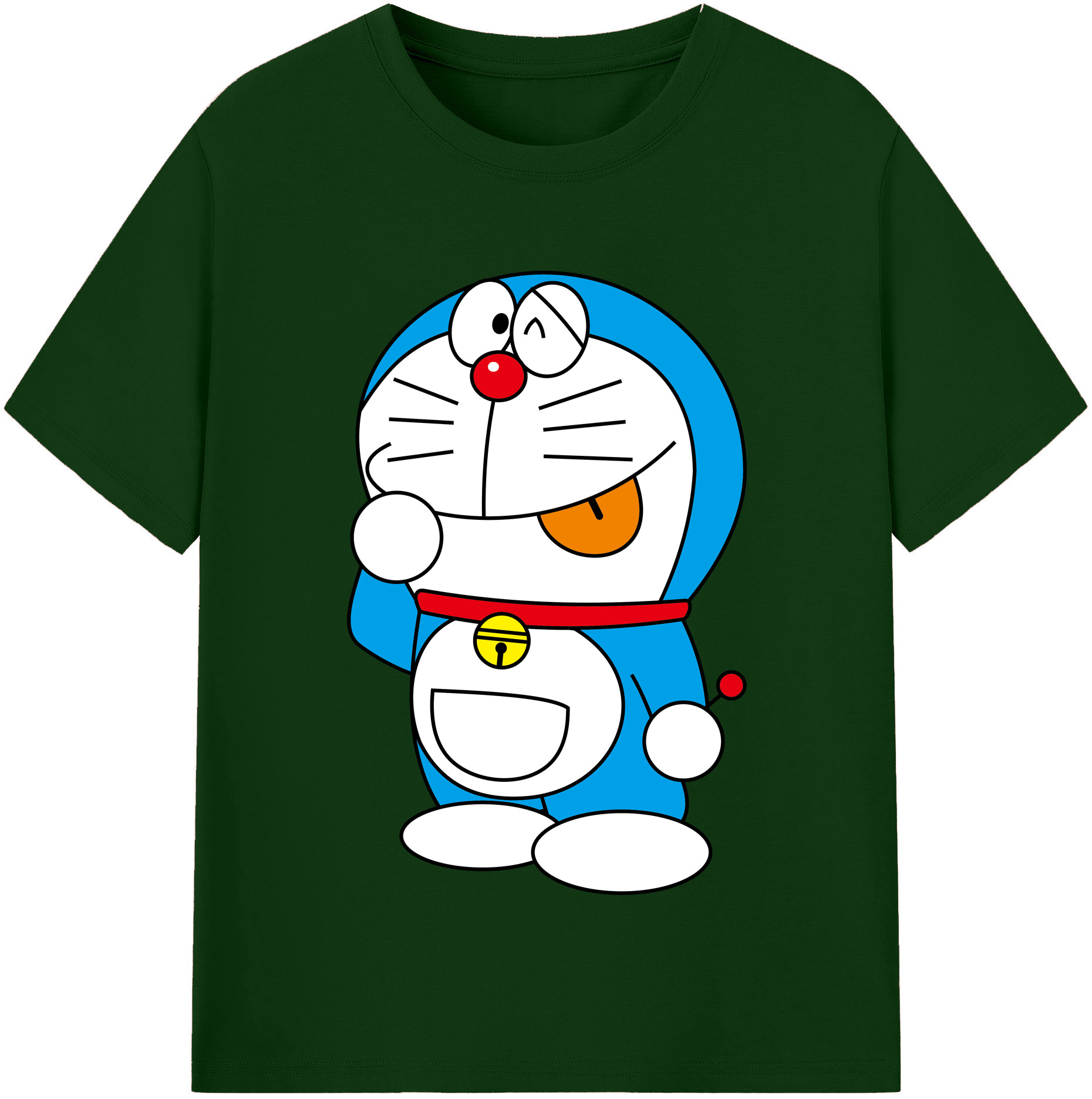 （画像用） ドラえもん Doraemon 綿100％半袖Tシャツ（フロントプリント）